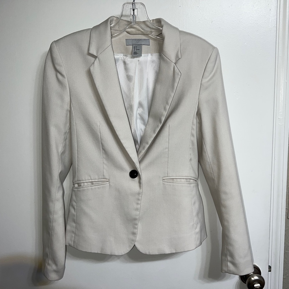H&M blazer beige